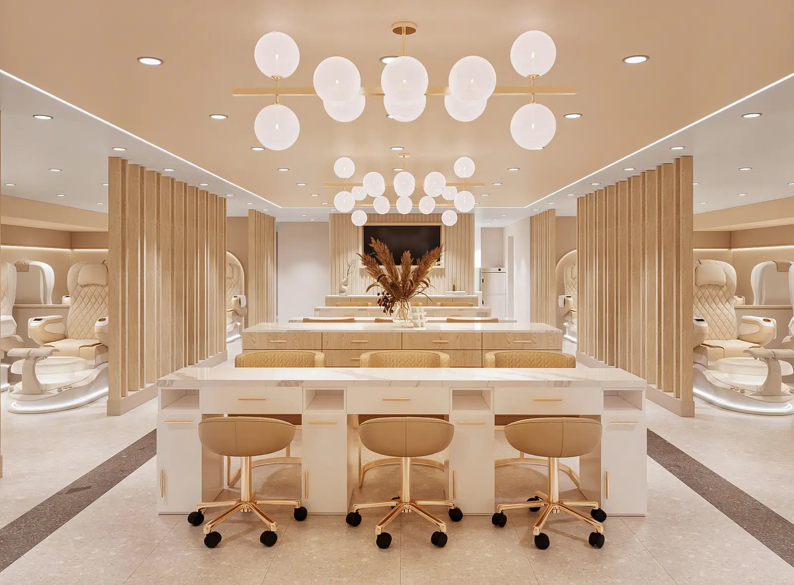 Ancee Nail Lounge salon interior