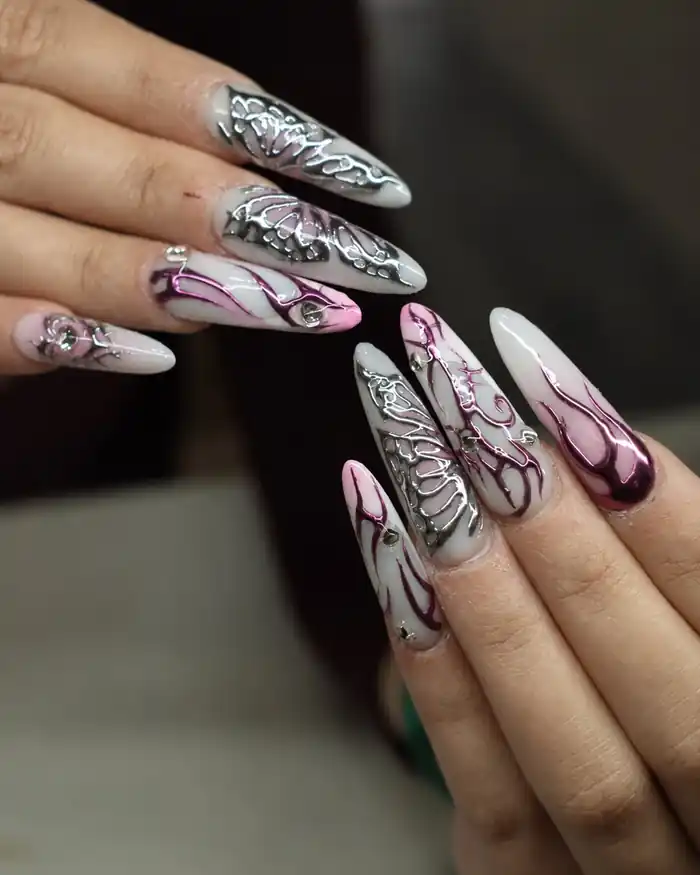 Nail art by TK